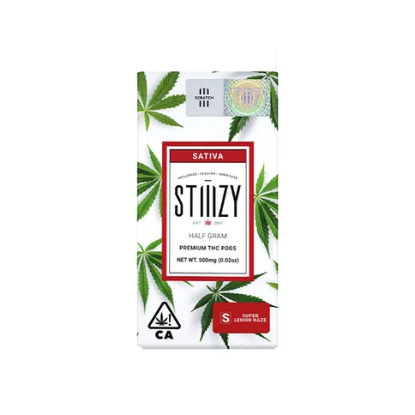 Pod Thc Stiiizy • 5G Super Lemon Haze / Kit Limpeza