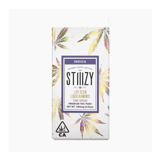 Pod Thc Stiiizy • 5G Live Resin Liquid Diamonds - 1G Viúva Branca / Kit Limpeza