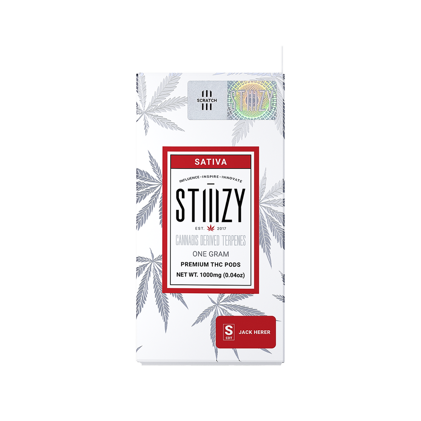 Pod Thc Stiiizy • Jack Herrer - TERPENOS DERIVADOS DE CANNABIS 5G / Kit Limpeza