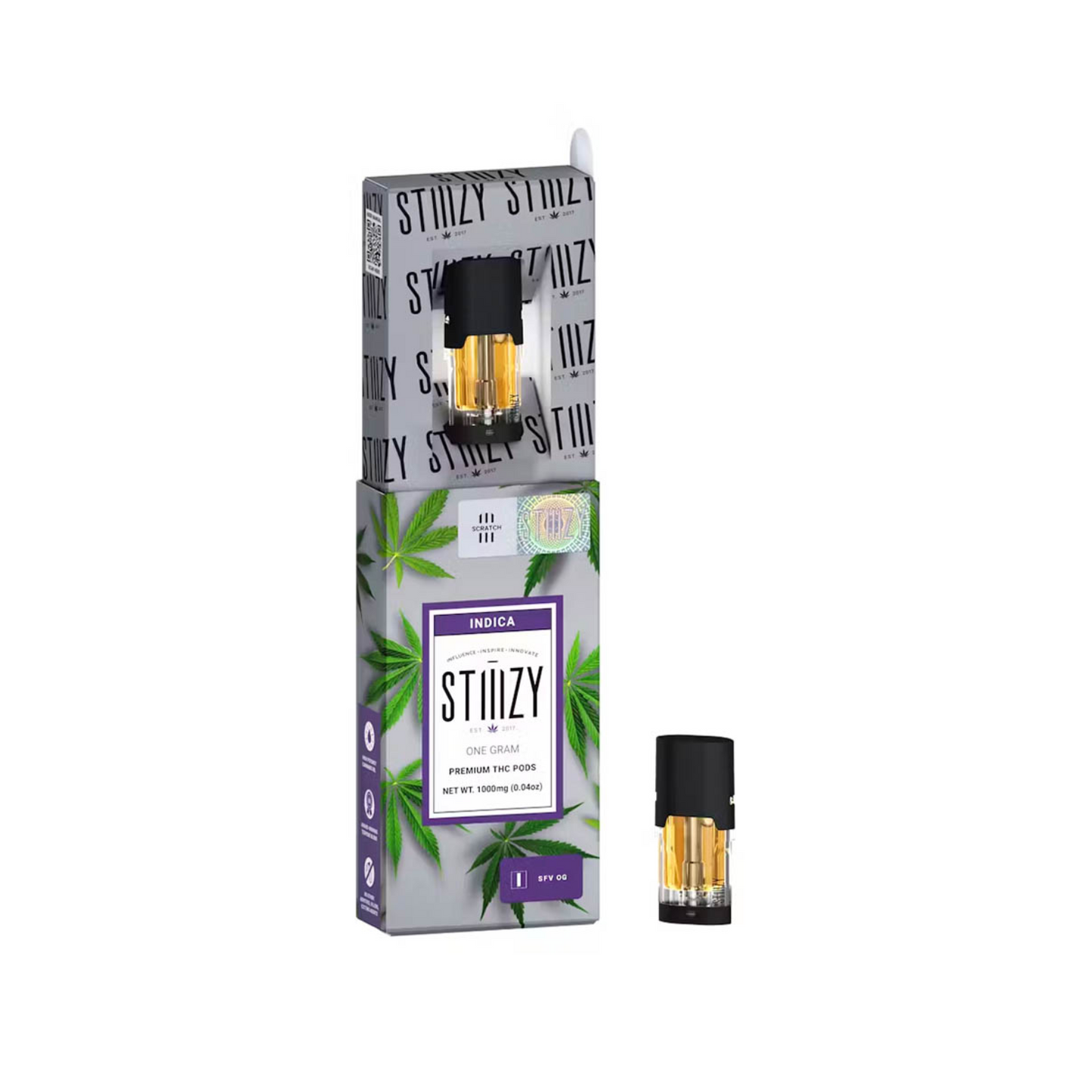 Pod Thc Stiiizy • 5G SFV OG / Kit Limpeza