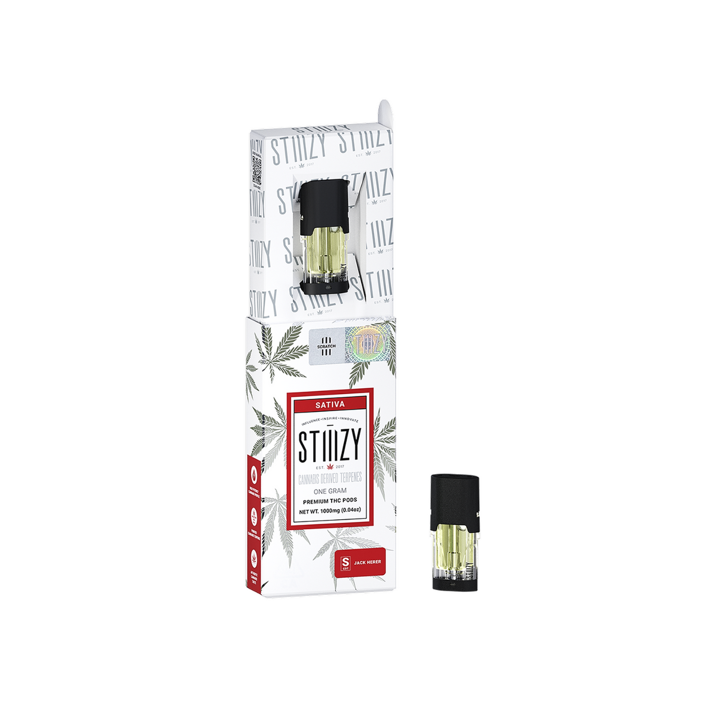 Pod Thc Stiiizy • Jack Herrer - TERPENOS DERIVADOS DE CANNABIS 5G / Kit Limpeza