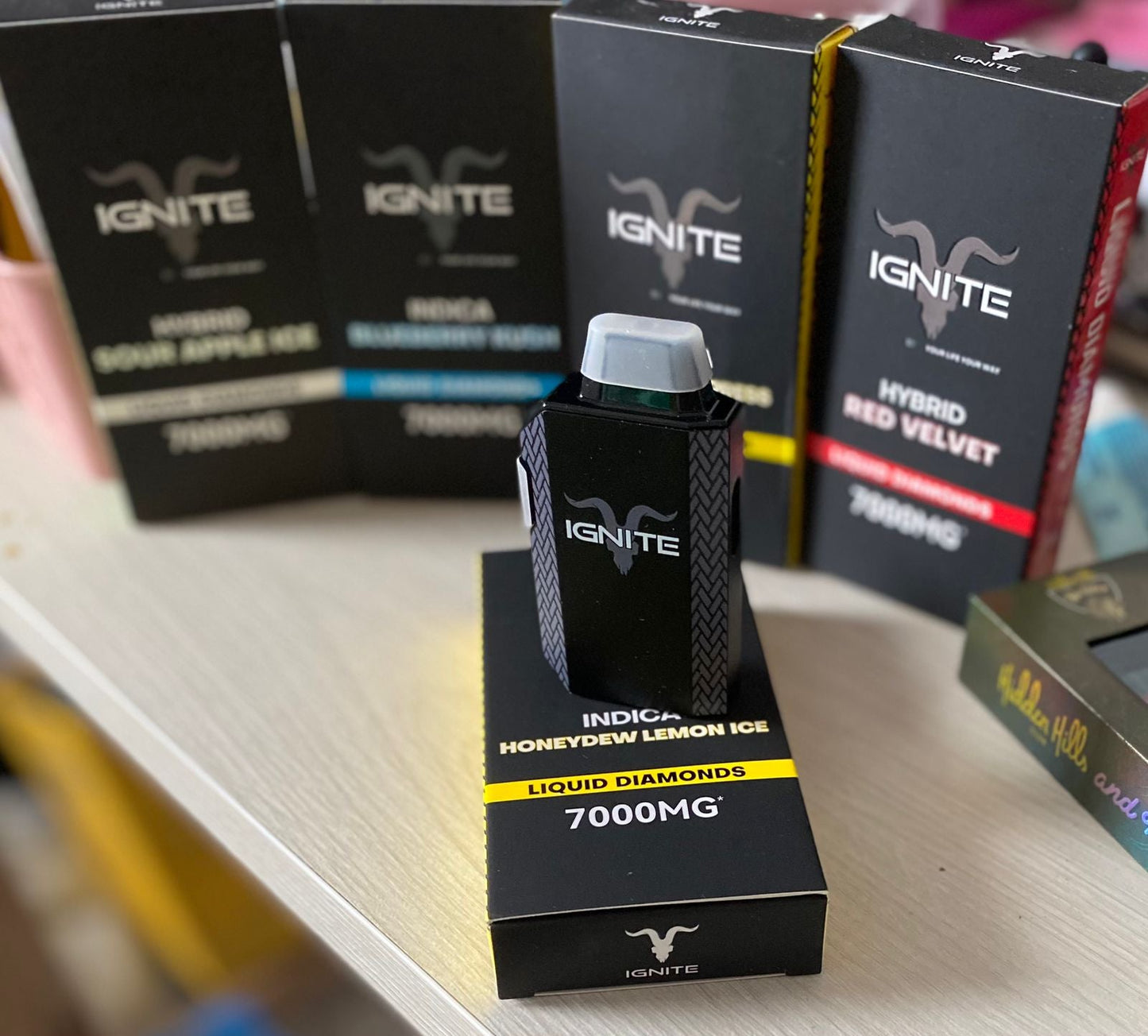 Pod Thc Ignite •Híbrido Red Velvet -  7000mg Liquid Diamond