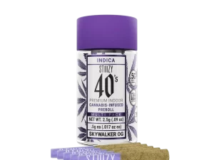 STIIIZY 40’s Infused Pre-Rolls – Skywalker OG