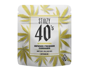 STIIIZY 40's Infused Flower 7G – Strawnana