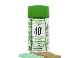STIIIZY 40’s Infused Pre-Rolls – Strawnana