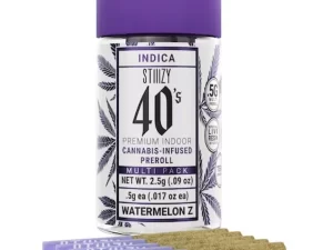 STIIIZY 40’s Infused Pre-Rolls – Watermelon Z